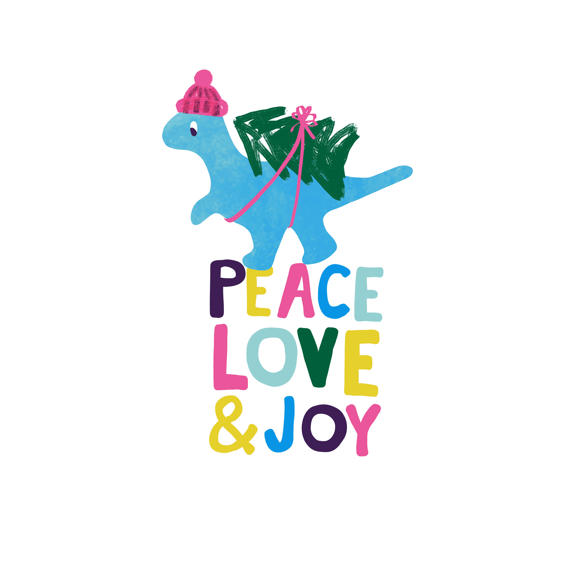 Dinosaur Peace Love Joy