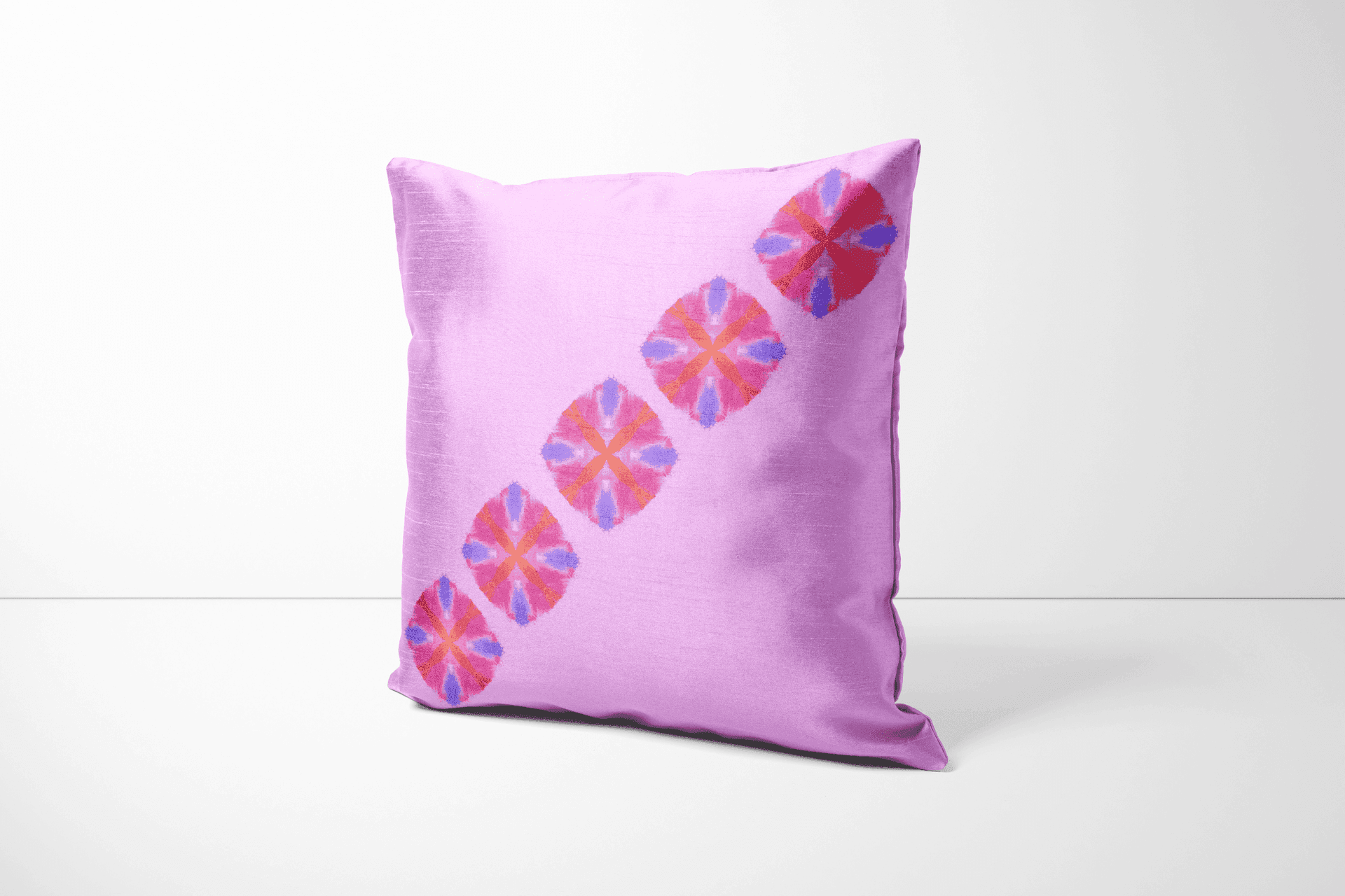 Watercolor art pillow design